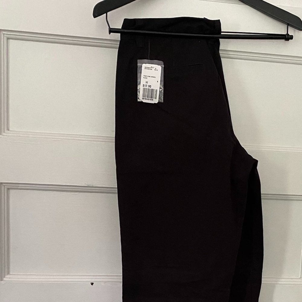 F21 Long Woven Black Pants